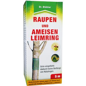 Dr.Stähler Klebefalle Raupen und Ameisen Leimring, für Raupen, Ameisen & Blattläuse, an Bäumen, 5 m