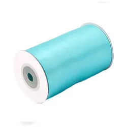 Creativery 100mm Satinband 10m Schleifenband Geschenkband Stoffband Breit Helltürkis
