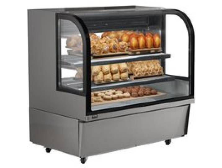 Vitrine Réfrigérée Commerciale 505 L-VEVOR-Vitrine à Pâtisserie 4 Niveaux-Réfrigérateur avec Éclairage LED-Boulangerie Gâteau