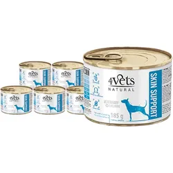 4 Vets Dog Skin Support 6x185g