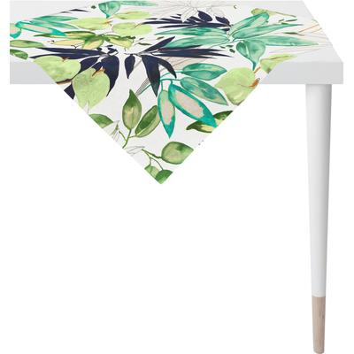 Mitteldecke APELT "Letizia, LOFT STYLE, Sommerdeko, Sommer", grün, B:100cm L:100cm, Baumwolle, Tischdecken, Mitteldecke, Digitaldruck