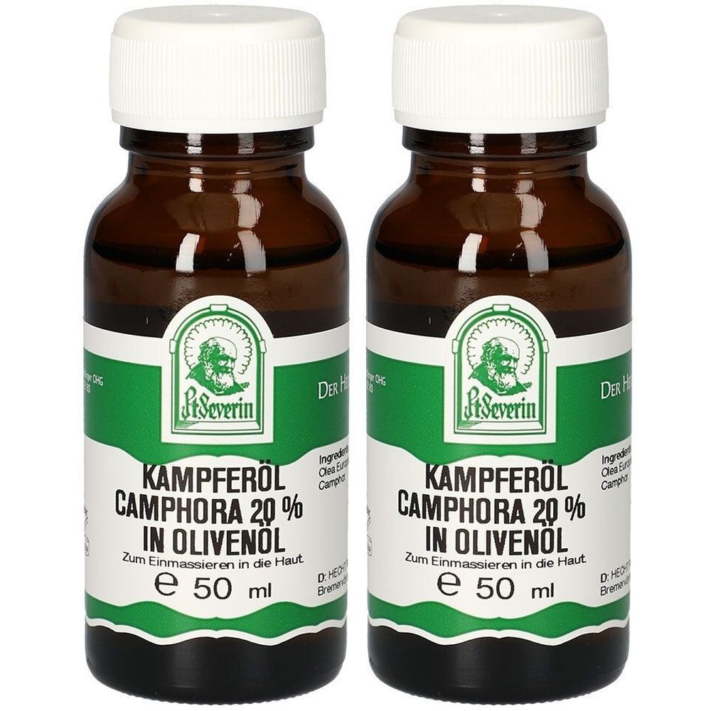 Kampferöl Camphora 20% in Olivenöl 2x 2x50 ml Öl