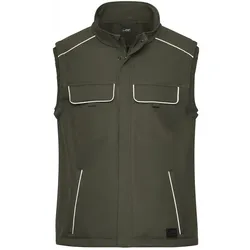 Softshell Weste "JN883" - M - olive