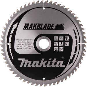 Makita Kreissägeblatt B-32801, Makblade, 260 x 30mm, 60 Zähne, für Holz