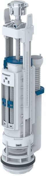 Geberit Spülventil Typ 290 282350212 verchromt, für 2-Mengen-Spülung