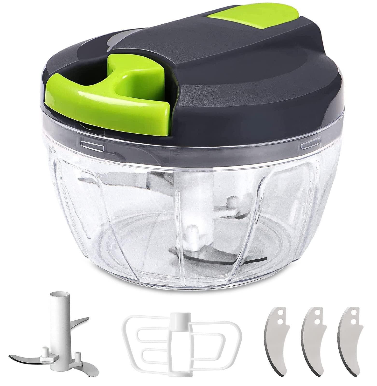 Dripio Mini-hakmes, 520 ml, handmatige hakmachine, BPA-vrij, groen