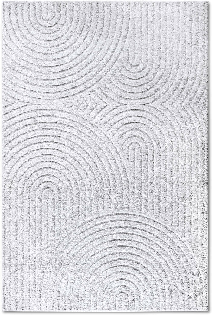Elle Decoration Area Rug Light gray Round 160cm