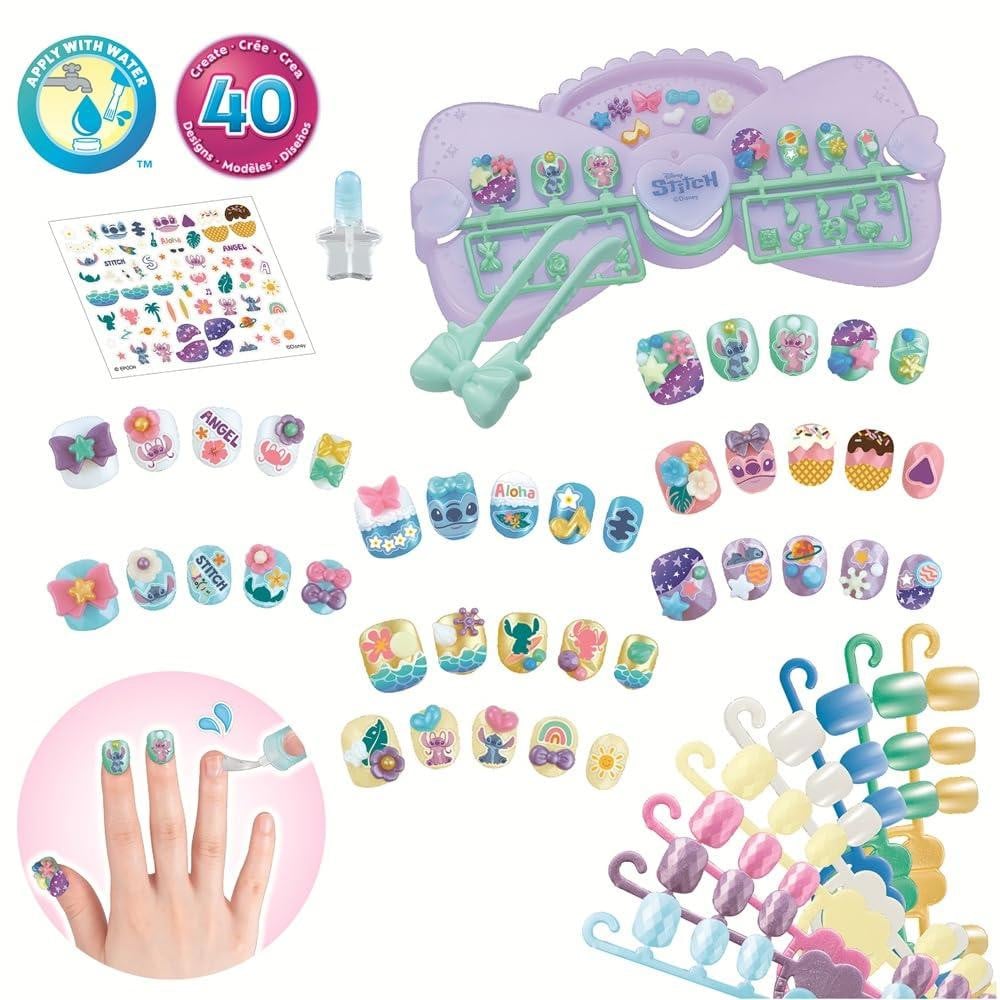 Aquabeads Manicure Kit Stitch - 40 Nagels en Stickers