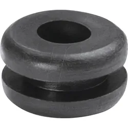 HT 633-02010 - Kabeldurchführung, Ø6.4 mm, schwarz