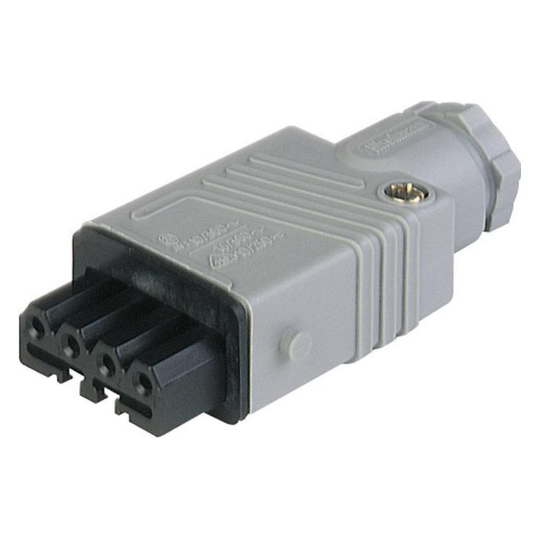 Hirschmann Leitungsdose STAK 5 grau 5+PE (931 691-106)