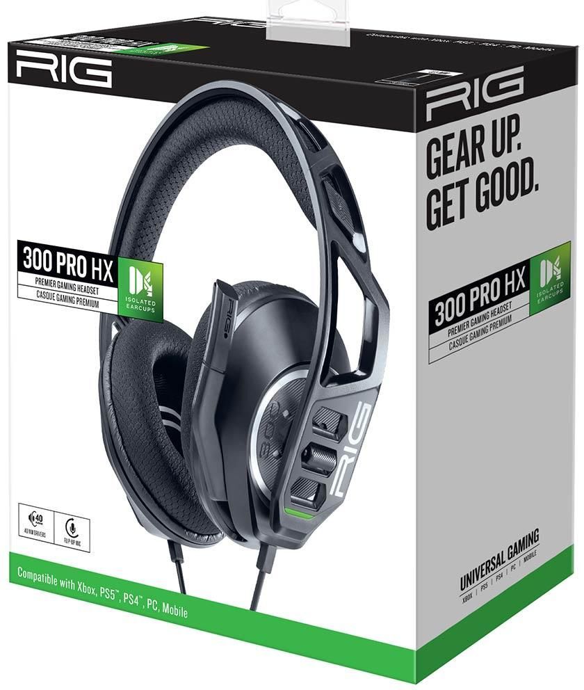 RIG 300 Pro HX Kuuloke-mikrofoni Xbox Series Musta
