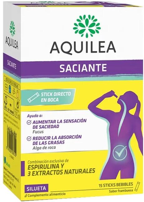 Aquilea Saciante 15 Sticks Framboesa