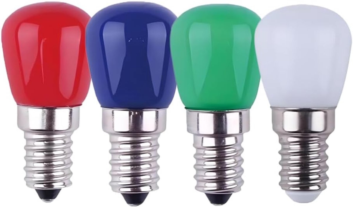 Gekleurde LED-gloeilamp 3W ter vervanging van 25W voor kerstmis en festivals in rood, groen, blauw of warmwit
