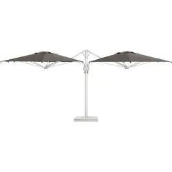 Scolaro Ampelschirm Astro Dual T 350x700cm (rechteckig) - Natur