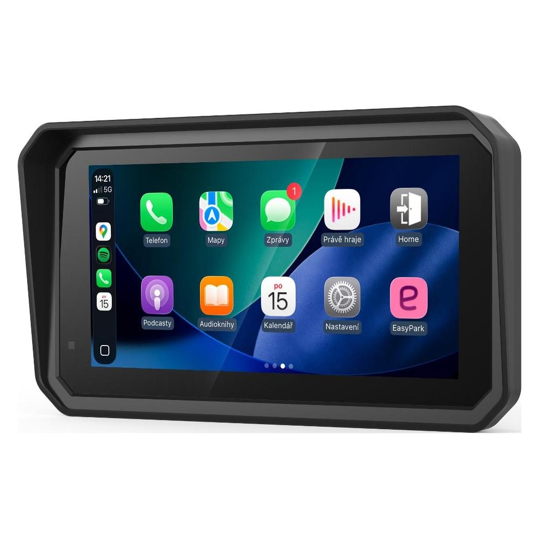 Sencor Wywietlacz na motor bezprzewodowy CarPlay i Android Auto (SCT MC600BW)