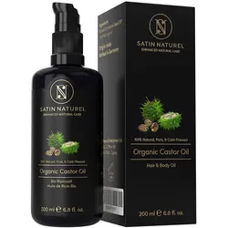 Satin Naturel Bio Rizinusöl kaltgepresst Haare 200 ml