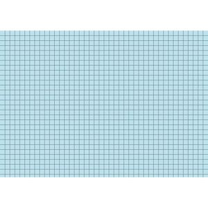 Brunnen Karteikarten 102250230, A5, kariert, blau, 100 Stück