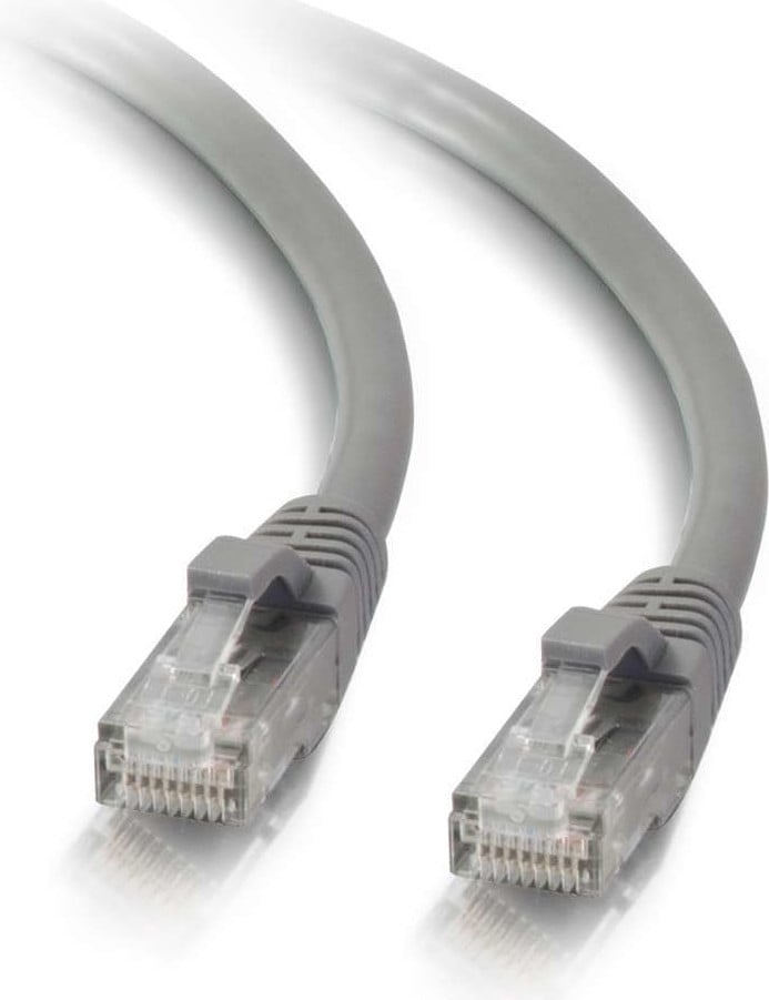 C2G 83140 Cat5e netwerkkabel met RJ-45 netwerkconnector, grijs
