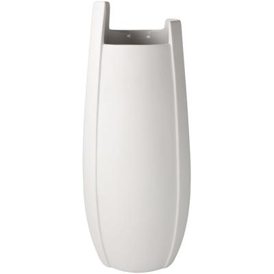 Tischvase GOEBEL "Vase Ova", weiß, B:12cm H:30,5cm T:12,5cm, Porzellan, Vasen