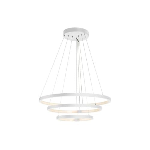 SLV One Triple LED hanglamp, wit, dimbaar, Ø 80 cm