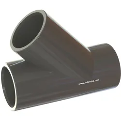 PVC-T-Stück 63mm 45°