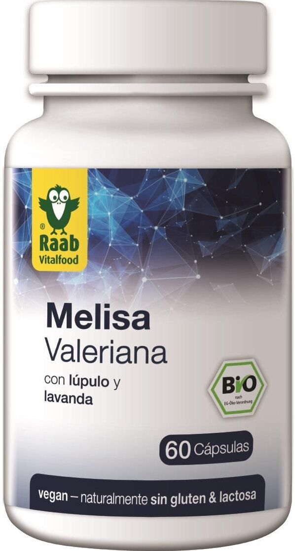 Raab Vitalfood Melisa Valeriana Lúpulo 60caps