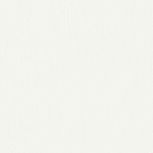 Erismann Elle vliesbehang, wit, minimalistisch design