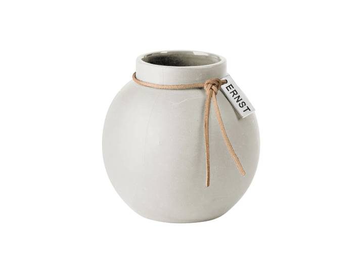 ERNST Vase en grès Ernst blanc 10 cm