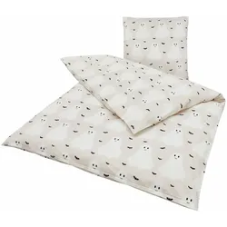 Bettwäsche Renforcé GHOSTIE (BHT 135x3x200 cm) - beige - BHT 135x3x200 cm