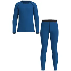 Löffler, Unisex, Funktionsshirt, Kid's Set Long Transtex Warm (128), Blau