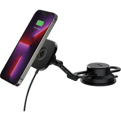 Spigen Autohalterung Onetap Pro 3 ITS35W-3 DASH z QI 10W für iPhone mit Magsafe schwarz, Smartphone Halterung, Schwarz