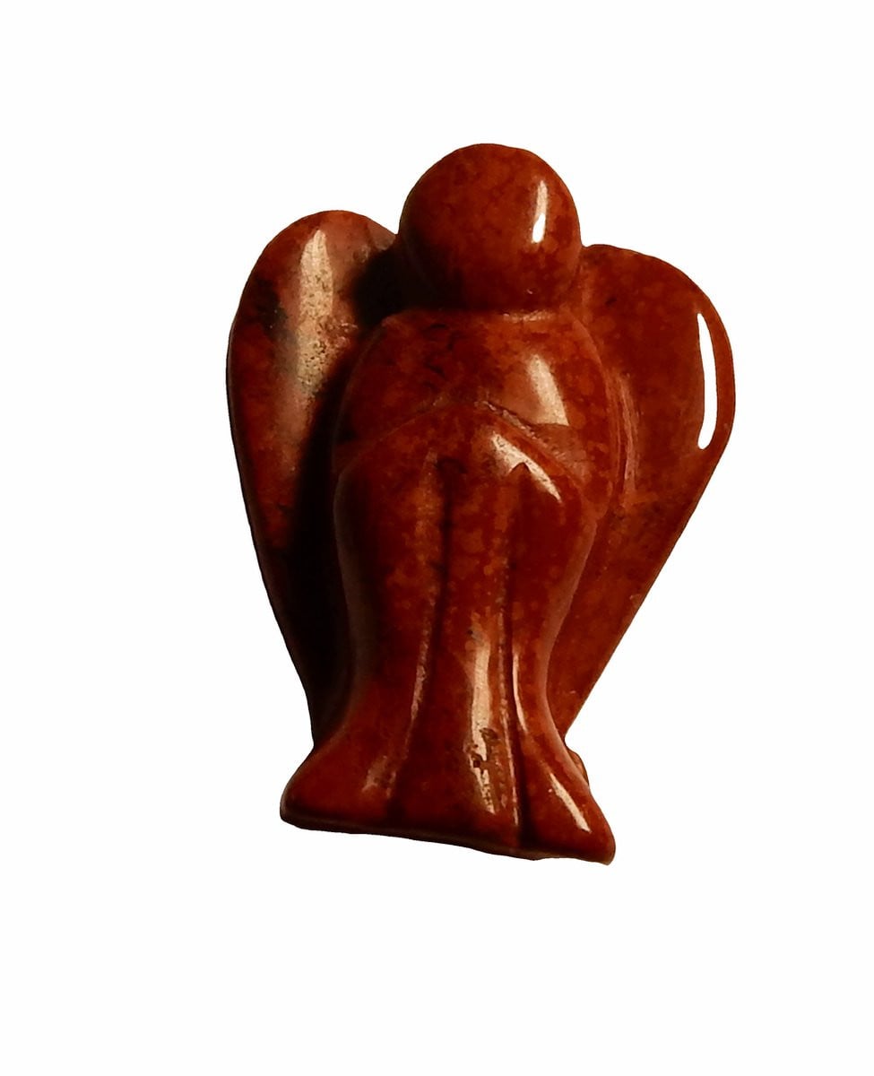 Jaspis Rood Zak Engeltje voor volwassenen