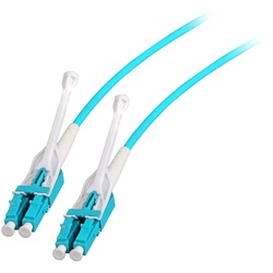 EFB DJP-LCLCOM3-UNI-15 Duplex Jumper LC-LC, OM3, 15m, mit Push/Pull Tab, austauschbare Polarität DJPLCLCOM3UNI15