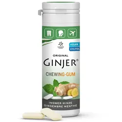 Ingwer Ginjer Kaugummi Minze 30 g Kaugummi