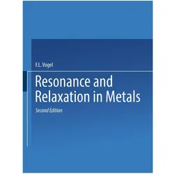 Resonance and Relaxation in Metals, Fachbücher