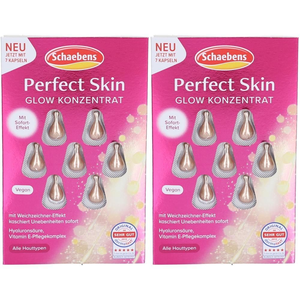 Schaebens Perfect Skin Glow Konzentrat 2x 2x7 St