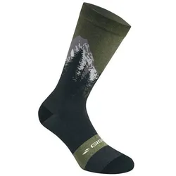 Gist, Unisex, Sportsocken, Trendy Montagne 38/42 (38 - 42), Grün