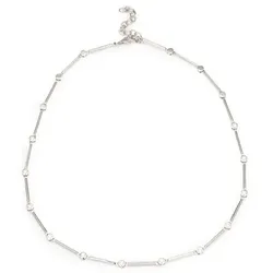 DIAMOUR Collier 12 Brillanten zus. ca. 0,72ct Silber 925
