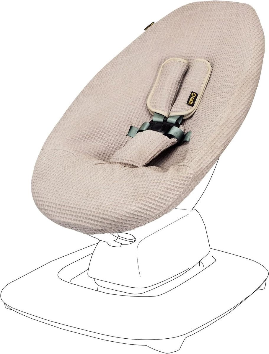 Taupe Babyschommelhoes - Beschermhoes voor de babyschommel