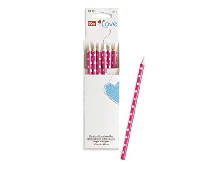 Prym - Prym Love Markeerpotloden Uitwasbaar Fuchsia - 1 Stuk