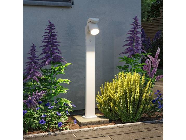 Cuff LED-Wegeleuchte, weiß, Sensor - Paulmann - Terrasse - Modern - Aluminium - Einflammig