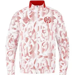 JAKO Kinder Mainz 05 Einlaufjacke 26/27, Größe 164 in Weiß Weiß