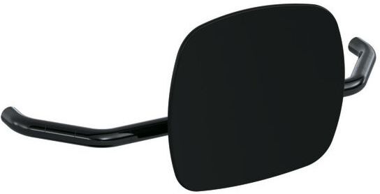 Hewi 801 Rückenstütze 801.51.907390 Wandabstand 230mm, Lehne tiefschwarz, tiefschwarz