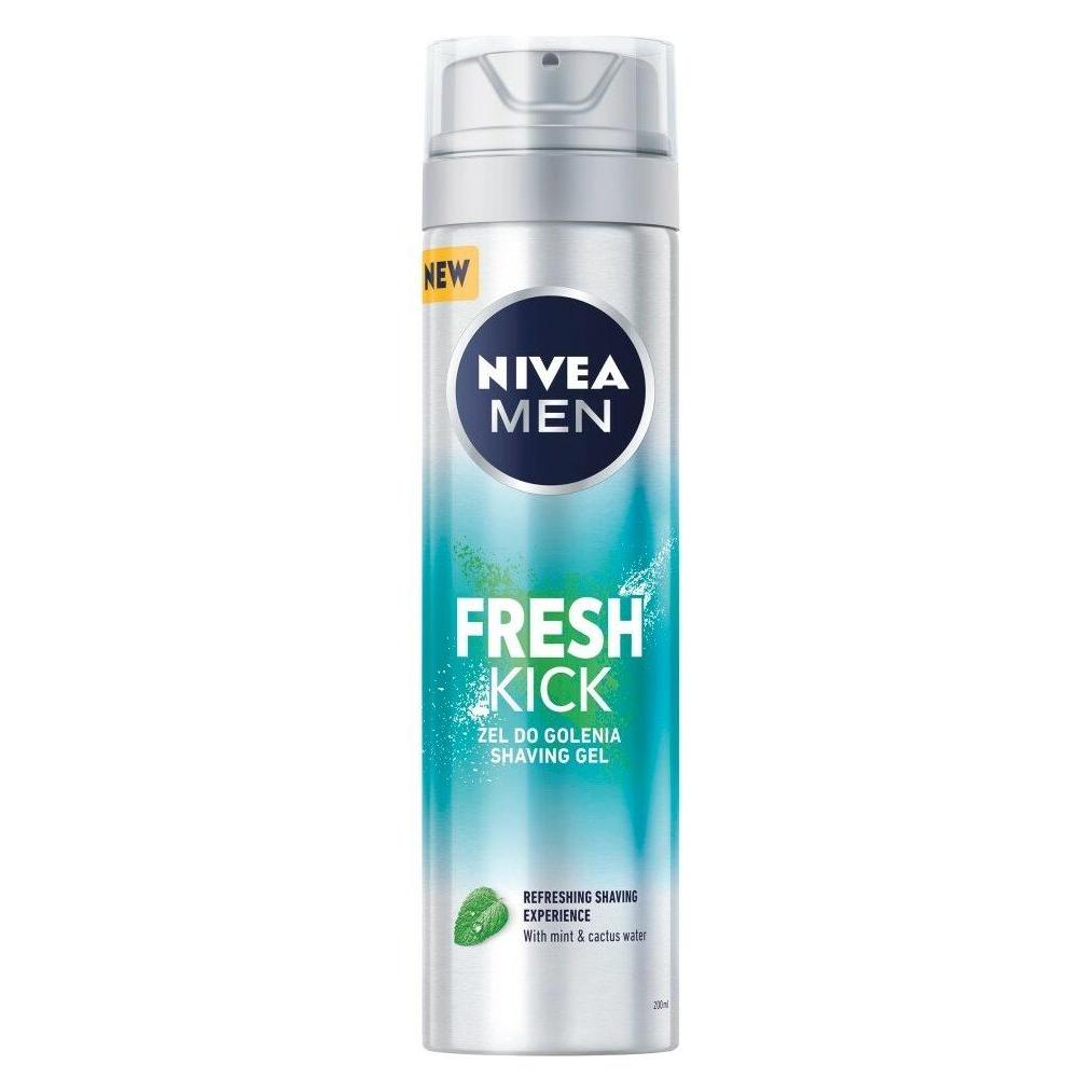 Nivea Men Fresh Kick żel do golenia 200ml (200 ml, Rasiergel) (5900017078663)