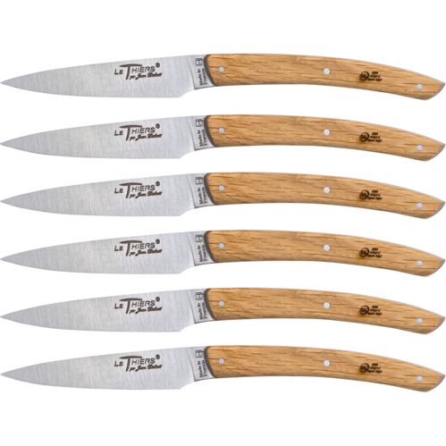 Laguiole Jean Dubost Messer Set 6 tlg., Eichenholz