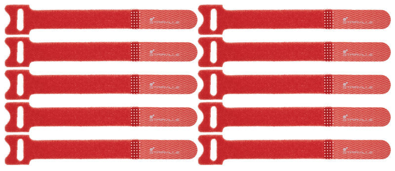 Stairville CS-160 Red Cable Strap 160mm rosso