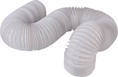 Wallair N52824 Flexibles Lüftungsrohr Kunststoff (Ø x L) 10.2cm x 6m Weiß