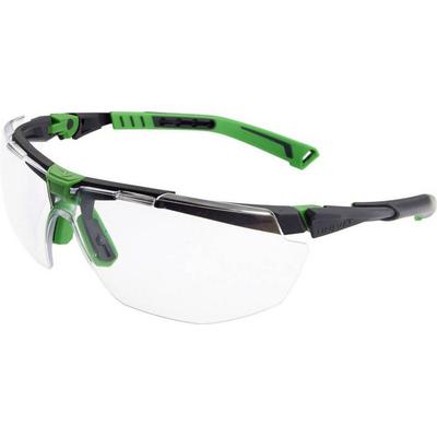 Univet 5X1 5X1-03-00 Schutzbrille mit Antibeschlag-Schutz, inkl. UV-Schutz Schwarz, Grün EN 166 DIN 166