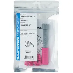 Smartkeeper NL03PKPK Schnittstellenblockierung Schnittstellenblockierung + Schlüssel RJ-45 Pink 1 Stück(e)