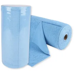 HYGOCLEAN Mikrofasertücher auf Rolle 30x30 cm aus Polyester/Polyamid perforiert Blau 1 Rolle